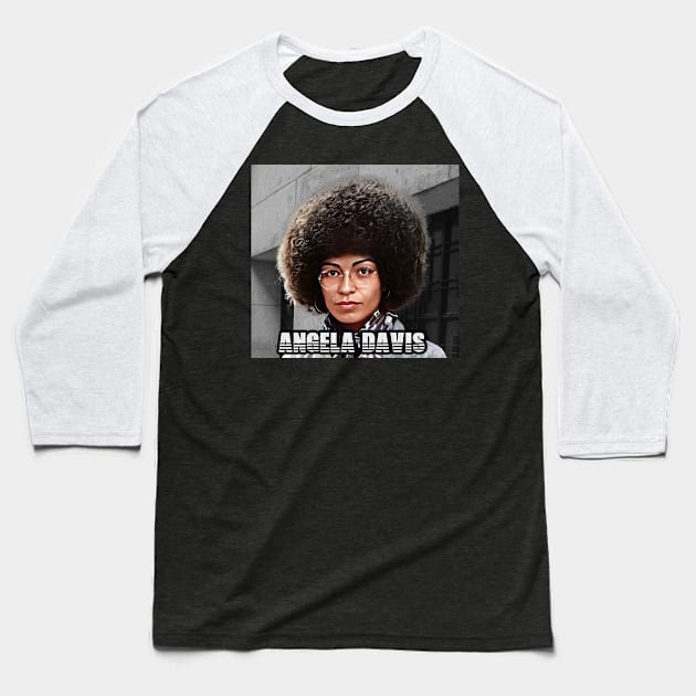 Angela Davis Baseball T-Shirt by M.I.M.P.